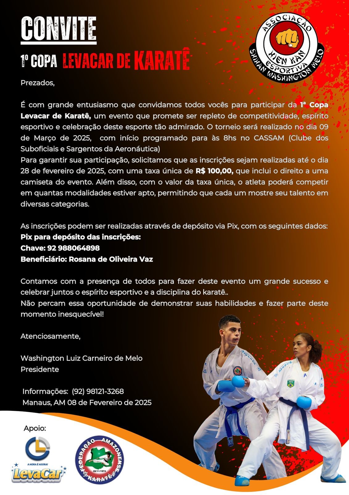 1ª Copa Levacar de Karatê: O Grande Evento Que Você Não Pode Perder!