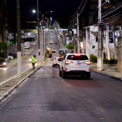 Trecho da Avenida Maceió é liberado após interdição para obras de reparo em Manaus