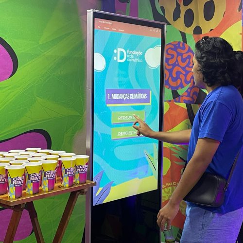 Carnaboi 2025: Stand da Fundação Rede Amazônica une sustentabilidade e diversão